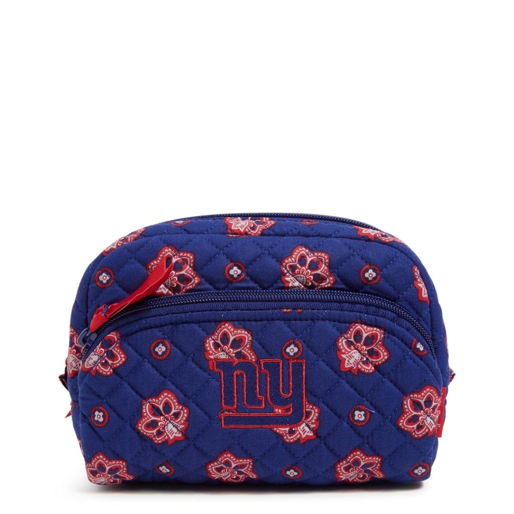 LN Vera Bradley New York Giants Cosmetic Bag